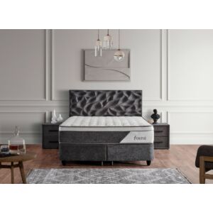 Fortis kárpitozott ágyneműtartós ágy matraccal (ágykeret+matrac)