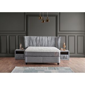 Premium kárpitozott ágyneműtartós ágy matraccal (ágykeret+matrac)