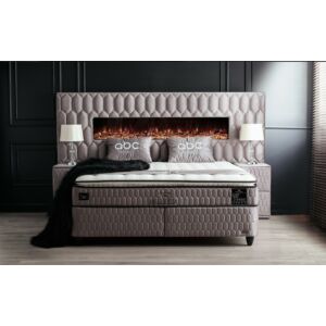 Bellezza kárpitozott ágyneműtartós ágy matraccal (ágykeret+matrac)