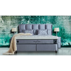 PHANTOM kárpitozott ágyneműtartós ágy matraccal (ágykeret+matrac)