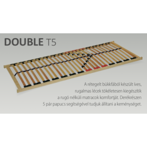 Double Klasik T5 (28) rugalmas ágyrács