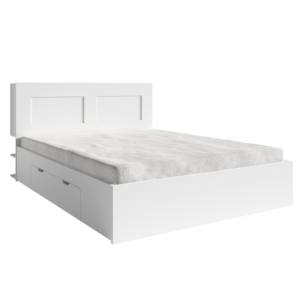 Ramiak fehér ágy fiókkal, tárolókkal 160x200