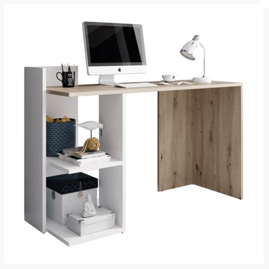 ANDREO PC asztal artisan tölgy/fehér matt