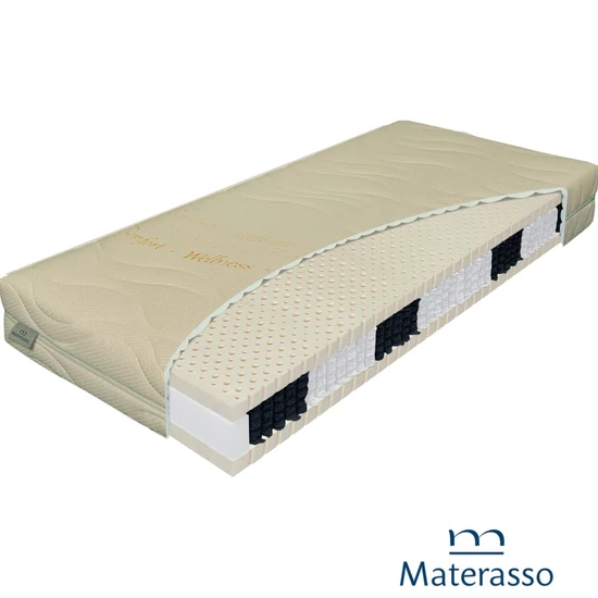 Amerika Bamboo táskarugós matrac 200x200