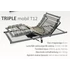 Triple Mobil T12 (42)  fej-láb emelős, elektromos, rugalmas ágyrács 100x200