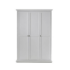 Paris fehér 3 ajtós ruhásszekrény 138,8x200,6x60,5 cm