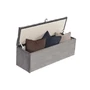 Kép 4/10 - Visco Lux Grey kárpitozott tárolós pad
