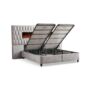 Kép 7/22 - Bellezza kárpitozott ágyneműtartós ágy matraccal (ágykeret+matrac) 160x200